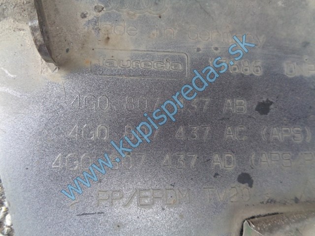 predný nárazník na audi a6 C7 lift, s-line, 4G0807437